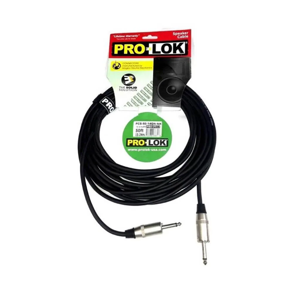 PCS 50 EXTENSION PARA BAFLE PROLOK DE 1/4 A 1/4 50 FT - Imagen 1